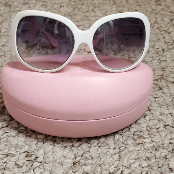 white bling sunglasses